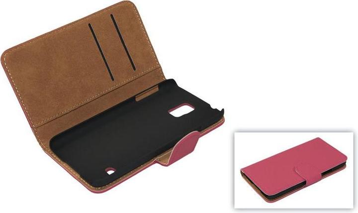 Produktbild König Design Schutzhülle Handytasche (Flip Quer) für Handy Samsung Galaxy S5 / S5 Neo Pink (Samsung Galaxy S5, Samsung Galaxy S5 Neo)