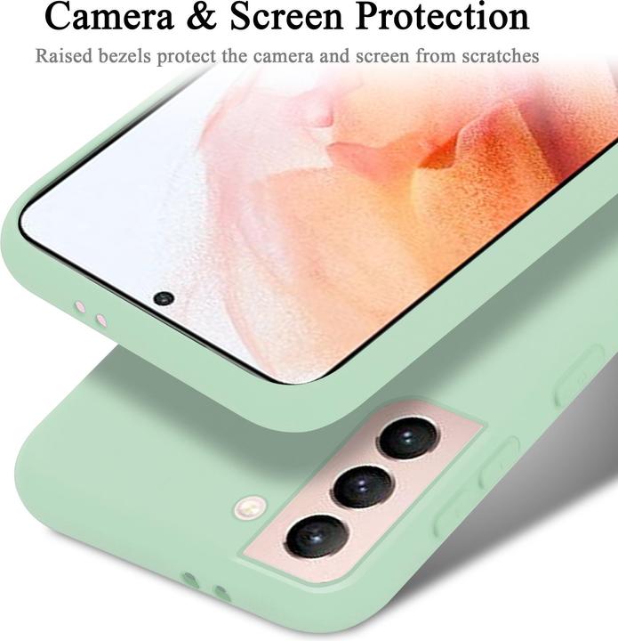 Productafbeelding Cadorabo TPU Liquid Silicone Case Cover (Samsung Galaxy S21 5G)