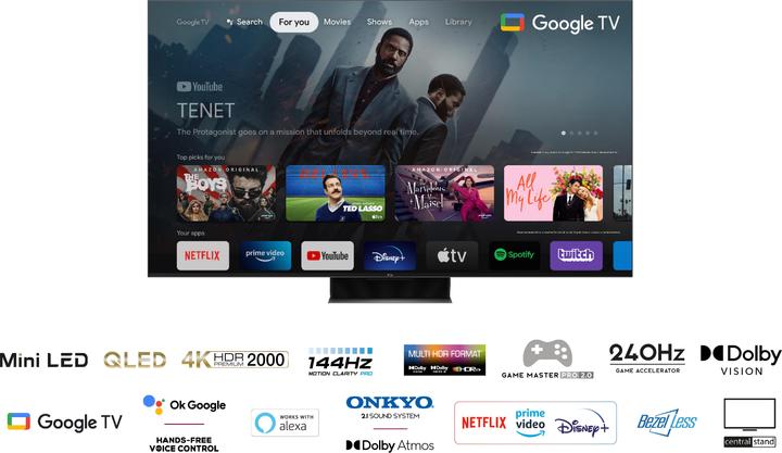 Actual product image TCL 55C845 (55", QLED, 4K, 2023)