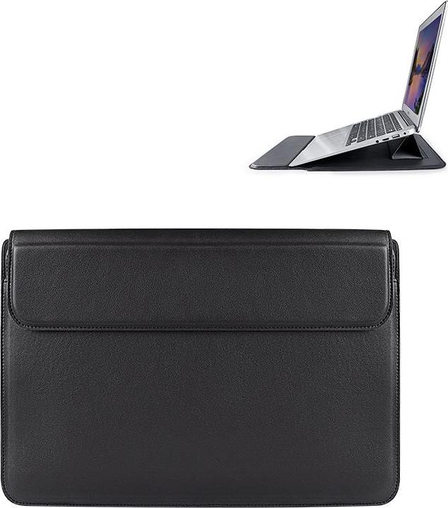 Image du produit Devia MacBook bracket bag Ultra-Thin 15,4" waterproof PU leather black (15.40")