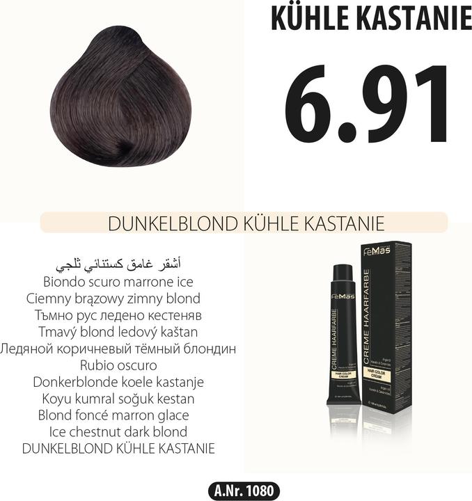 FemMas 7.99) Haarfarbe Mittelblond Schokolade Intensiv 100ml (7.99)