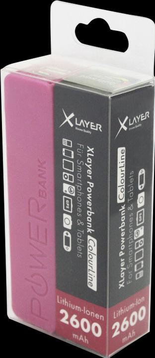 Image du produit Xlayer Ligne de couleur Powerbank (2600 mAh, 9.62 Wh)
