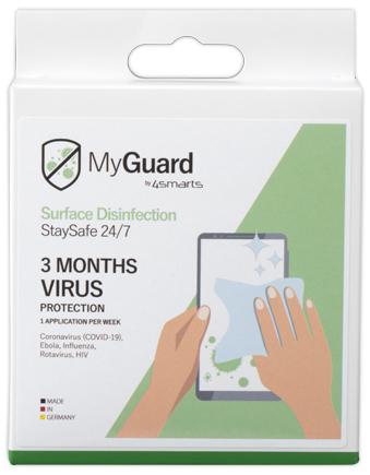 Actual product image 4smarts Display Cleaner MyGuard Surface Disinfection 24/7 Set of 12