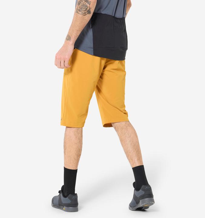 Produktbild Rockrider Radhose kurz atmungsaktiv Unisex gelb (XL)