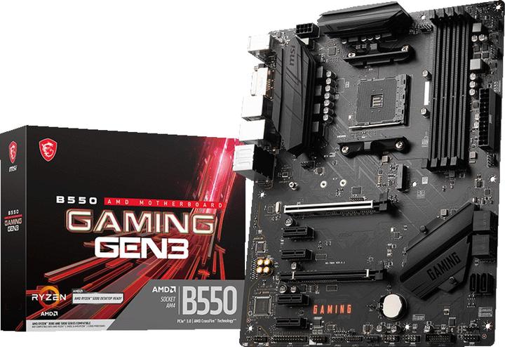 MSI B550 GAMING GEN3 (AM4, AMD B550, ATX)