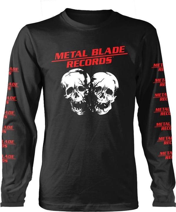 Adult Crushed Skulls Langarm TShirt (L)