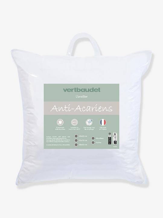 Vertbaudet Weiches Kinder Kopfkissen mit Recycling-Polyester, Greencare-Milbenschutz (40 x 60 cm)