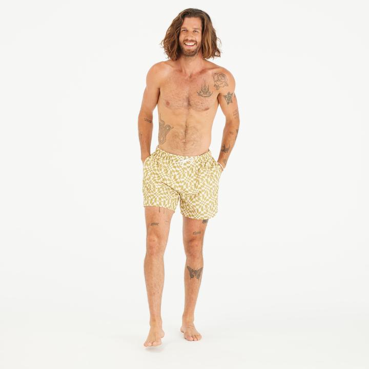 Actual product image Olaian Men’s Swim Shorts Surf 100 15” Short - Psychodam (XL)