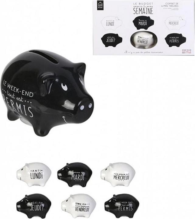 Produktbild Sombo Tirelire Mini Cochon Semainier