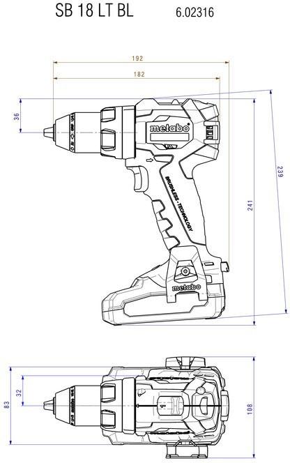 Produktbild Metabo Akku-Schlagbohrschrauber (Akkubetrieb)