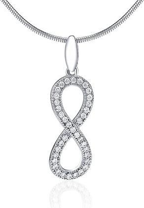 Silvego Silver Infinity pendant with micro zircons JJJP0454 (925 Sterling Silber)