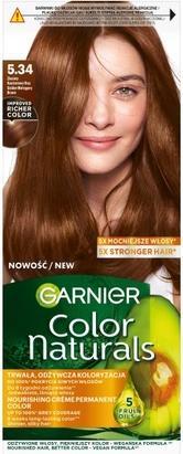 Actual product image Garnier Colour Naturals Hair Dye 5.34 Golden Brown (5.34 Golden Brown)