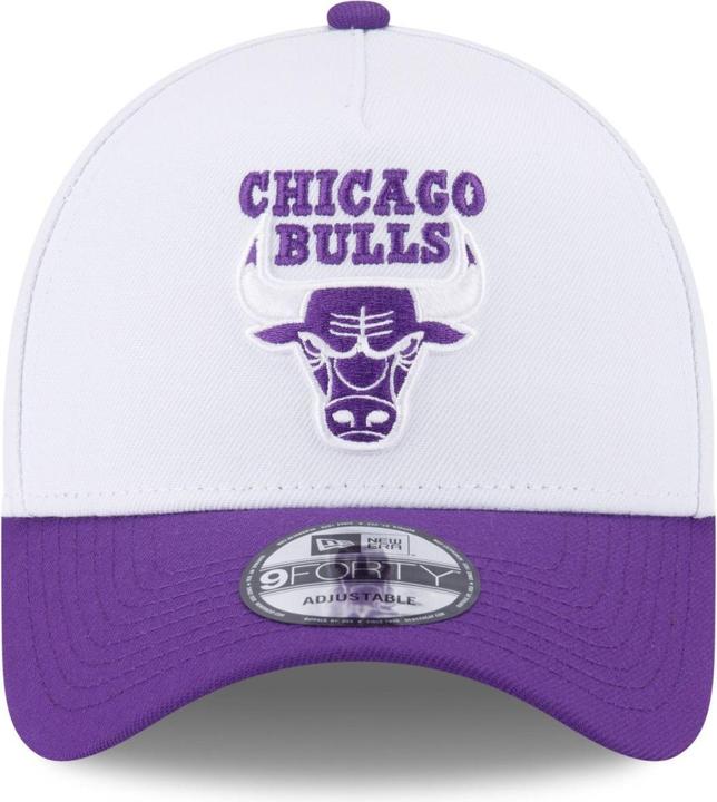 Produktbild New Era 9Forty A-Frame Snapback Cap - Chicago Bulls Weiss
