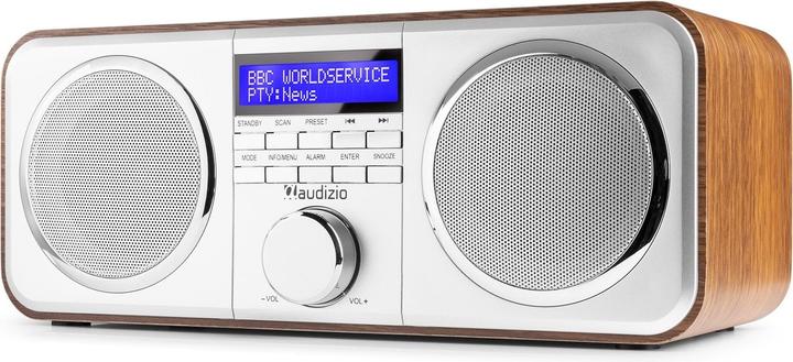 Produktbild Audizio Novara Silber (FM, DAB+)