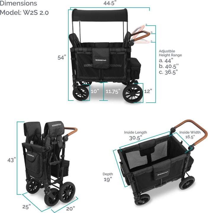 Immagine prodotto WonderFold Passeggino W2 Luxe
