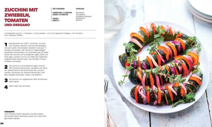 Produktbild Fächergemüse (Hasselbackgemüse) aus dem Ofen – einfach, lecker, gefüllt. Rezepte, die selbst harte (Deutsch, Stéphanie de Turckheim, 2019)