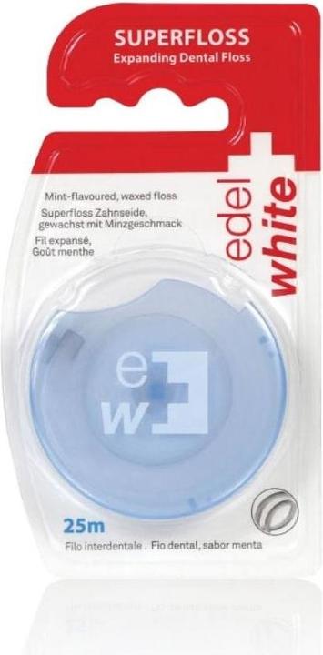 Produktbild Edel + White Expanding Superfloss Zahnseide 25m (25 m)