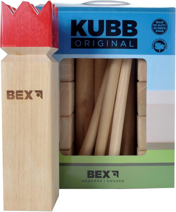 Produktbild Bex Kubb Original Rubberwood mit Red King