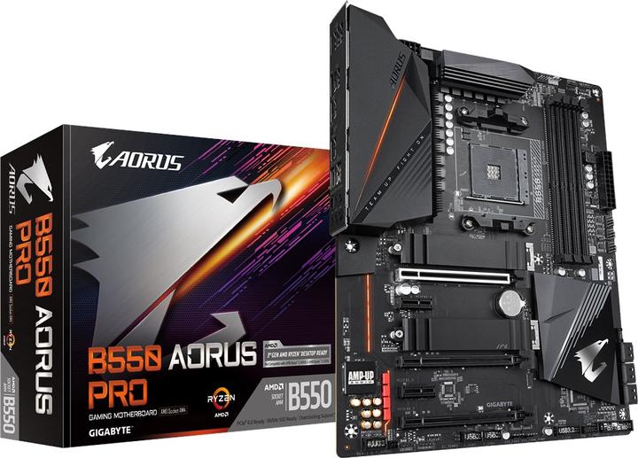Produktbild Gigabyte B550 Aorus Pro (AM4, AMD B550, ATX)