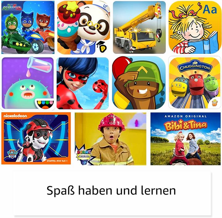 Produktbild Amazon Fire HD 10 Kids (2021) inkl. Hülle (10.10", 32 GB, Sky Blue)
