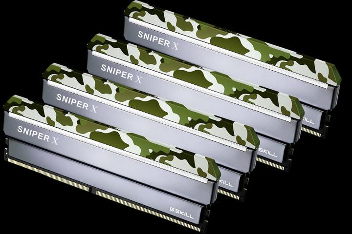 Actual product image G.Skill Sniper X Classic Camo (4 x 16GB, 2400 MHz, DDR4-RAM, DIMM)