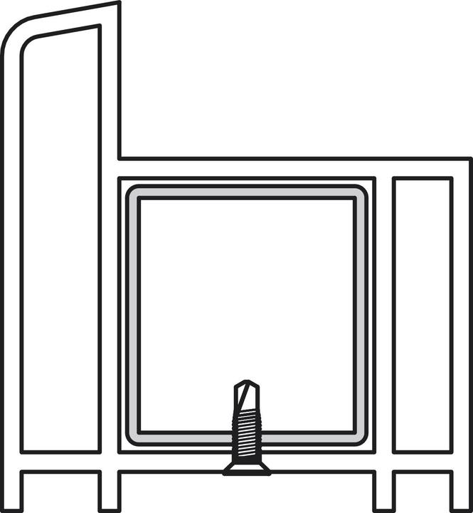 Produktbild SFS SN2/17 Armierungsschraube 4.8x22 PH 2 Edelstahl A2 für Kunststoffprofile (1000 Schrauben pro Stück)