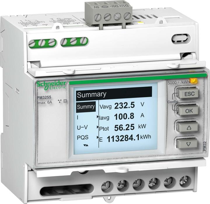 Actual product image Schneider Electric PM3200 Power Meter, Pulse Out
