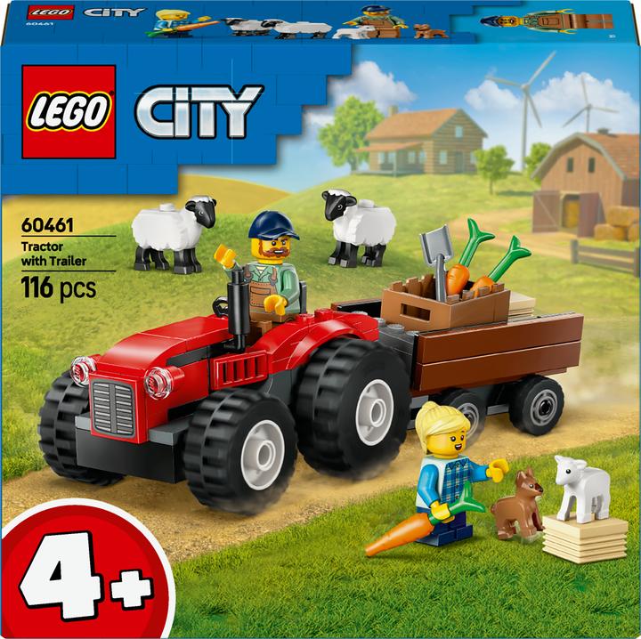Produktbild LEGO Traktor mit Anhänger (60461, LEGO City)