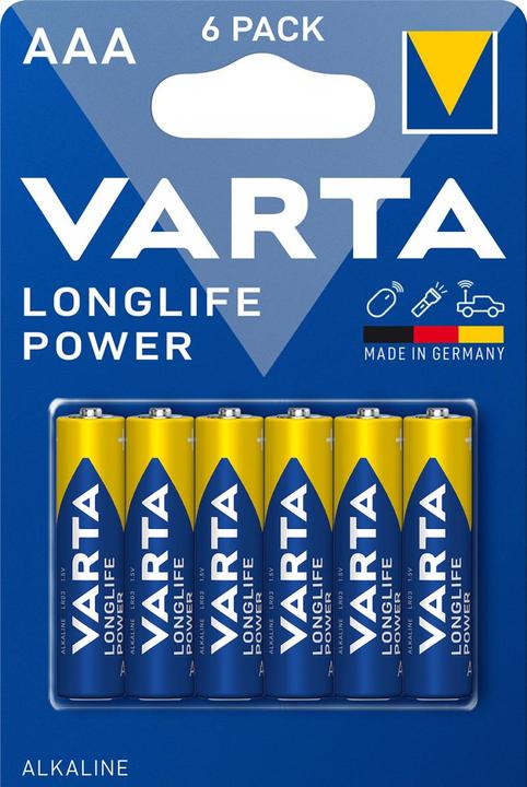 Varta Longlife Power (6 pcs., AAA, 1260 mAh)