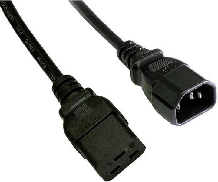 Produktbild Akyga Strom Anschlusskabel (1x Kaltgeräte-Buchse C19 - 1x Kaltgeräte-Stecker C14 (1.80 m)