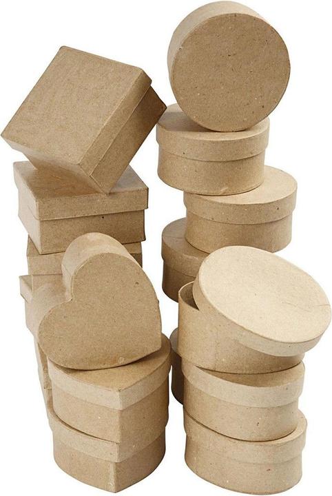 Produktbild Creativ Company Aufbewahrungsboxen Papiermaché, 28st.