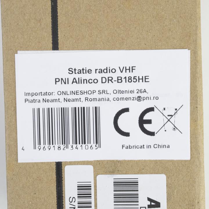 Produktbild Alinco PNI UKW-Radio DR-B185HE 144-145,955 MHz, 500CH, DMTF, Scan, 12V