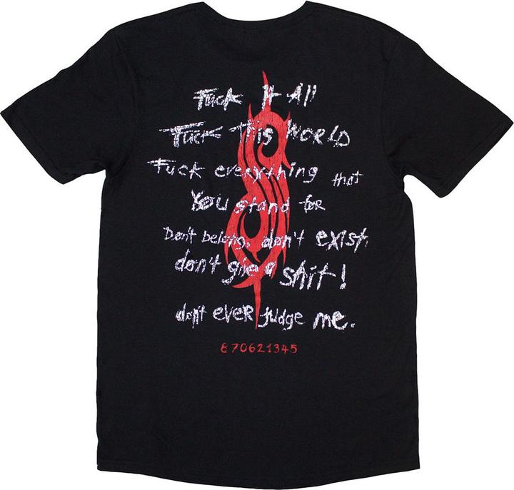 Produktbild Slipknot F It All TShirt (M)