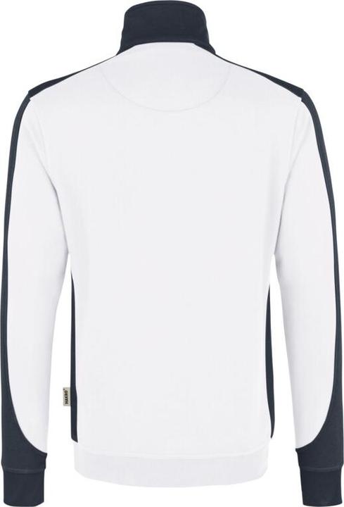 Actual product image Hakro Zip sweatshirt Contrast Performance white/anthr. 4XL (4XL)
