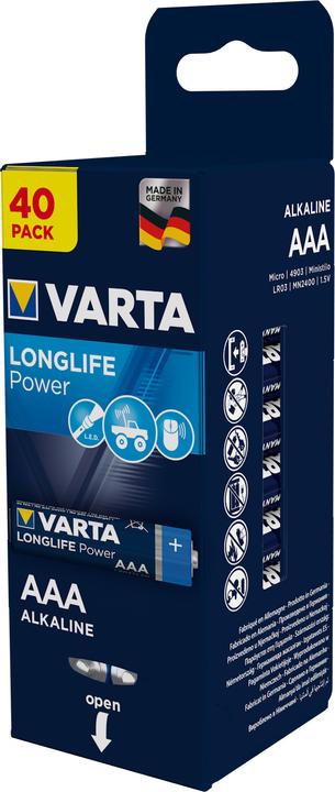 Varta Longlife Power (40 pcs., AAA, 1260 mAh)