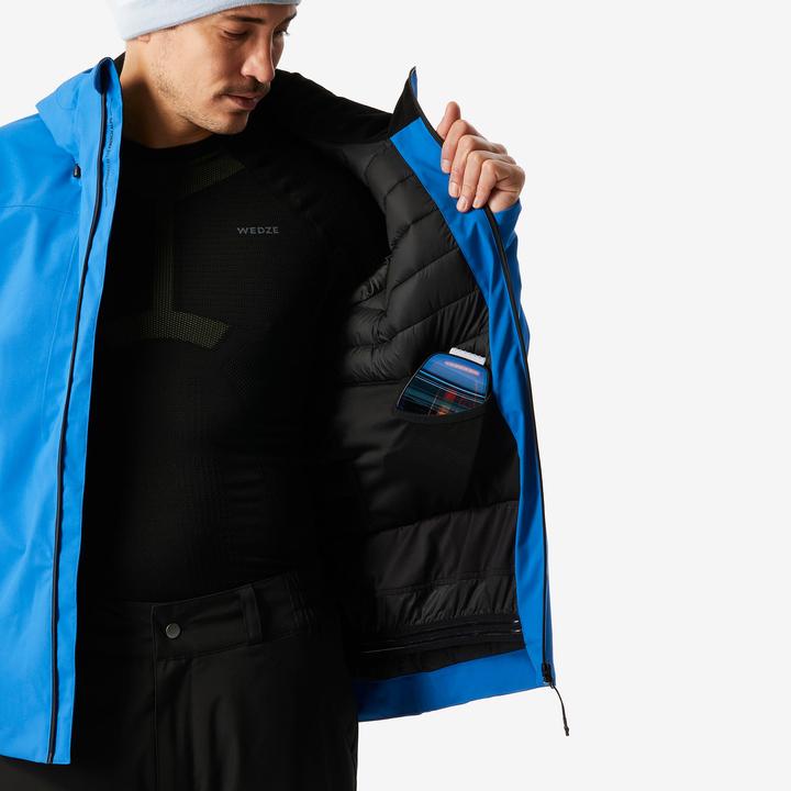 Produktbild Wedze Skijacke Herren warm und wasserdicht - 500 blau (S)