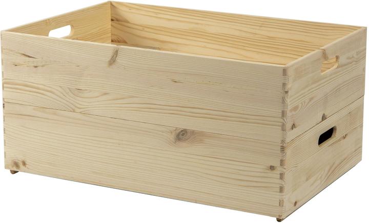 Produktbild Holz Zollhaus Stapelbox (40 x 14 x 60 cm, 28.60 l)