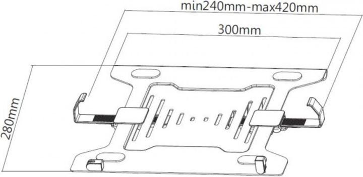 Produktbild equip VESA Notebook Halter