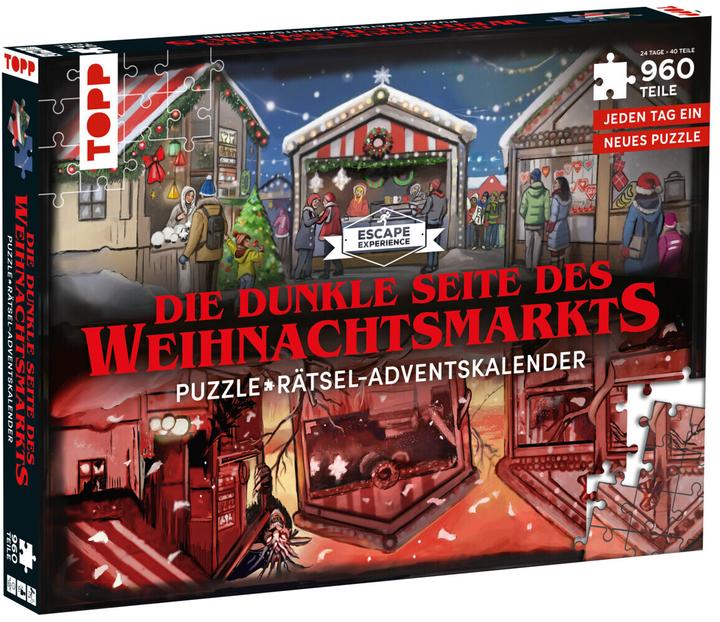 Produktbild Puzzle-Rätsel-Adventskalender 2 – 24 Puzzles mit insgesamt 960 Teilen