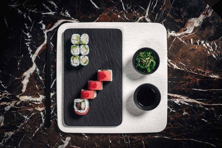 Image du produit Villeroy & Boch Plat de service carré/assiette gourmet Manufacture Rock blanc