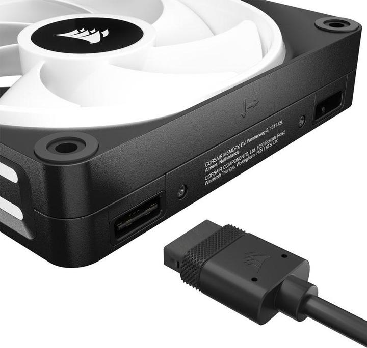 Image du produit Corsair Ventilateur iCUE LINK QX140 RGB 140 mm PWM (noir, kit de démarrage) (140 mm, 2 x)