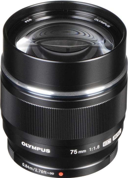 Image du produit Olympus Système OM M.Zuiko ED 75mm 1:1.8 (Micro Four Thirds, Micro Four Thirds)