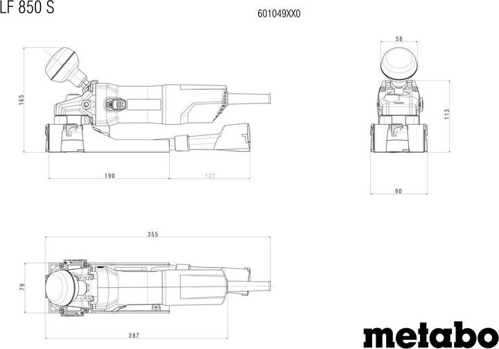 Nährwerte und Zutaten Metabo LF 850 S