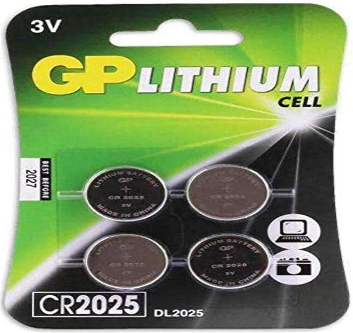 Produktbild GP Batteries CR2025 Lithium (4 Stk., CR2025, 165 mAh)