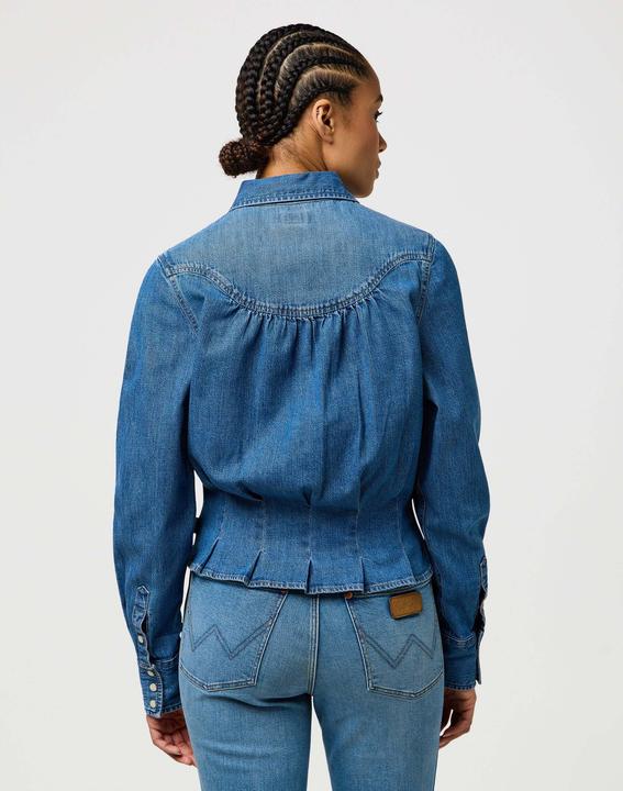 Immagine prodotto Wrangler Jeanshemd Femme Peplum Shirt (M)