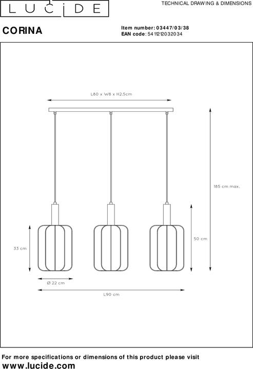 Image du produit Lucide Corina (E27)