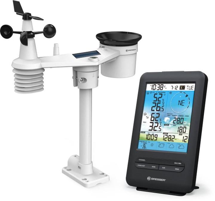 Produktbild Bresser Weather Station - 4Cast - mit WiFi und 7 -in -1 -Aussensensor - zeigt die Gefühltemperatur an