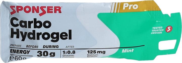 Produktbild Sponser Carbo Hydrogel Mint (Minze, 20 Stk., 60 g)