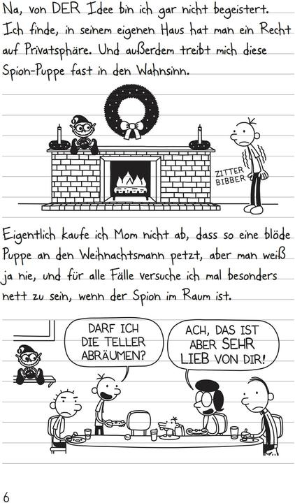 Produktbild Gregs Tagebuch 6 - Keine Panik (Deutsch, Jeff Kinney, 2011)