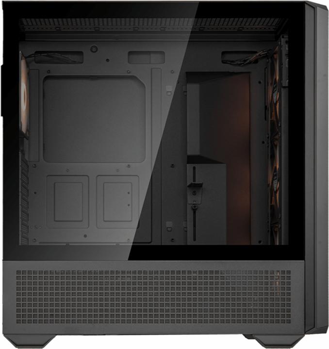 Actual product image Cougar MX600 Black | PC Case | Mid Tower / Mesh Front Panel / 3 x 140mm + 1 x 120mm Fans / (mATX, Mini-ITX, ATX, SSI CEB)